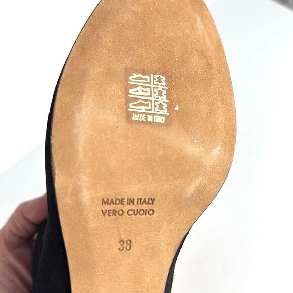 NWOB NEW Golden Goose MILK Black Suede Leather Ankle Cowboy Booties EUR 38 US 8 - Picture 13 of 17